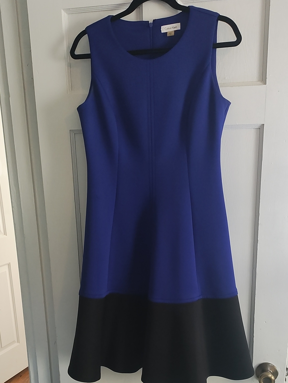 Beautiful Calvin Klein blue and black dress